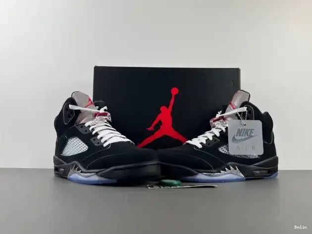 Bmlin Shoes Metallic Reimagined Air 5 Jordan Black HF3975-001 0528